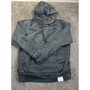 Jordan Hoodie Men Small Black Washed Terry Cotton Sweatshirt Casual Training Gym